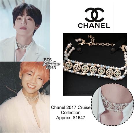 chanel vintage dallas sweater bts|channel choker bts.